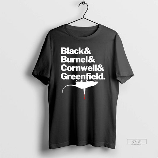 Official Black And Burnel And Cornwell And Greenfield T-Shirts, Hoodie, Sweatshirt | AU18TeeNovaLab.com