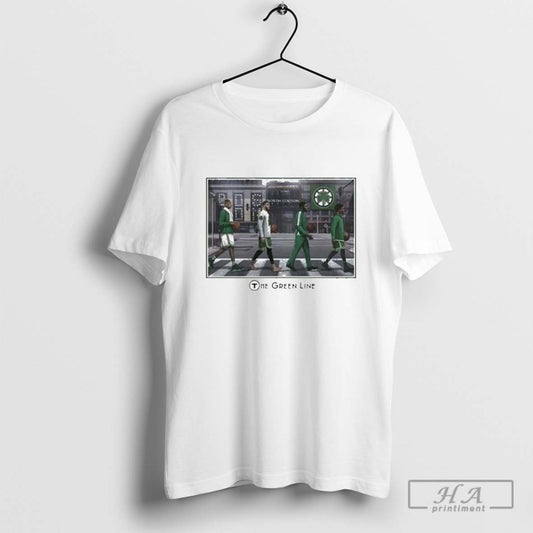 Official Boston Celtics The Green Line North Station T Shirts