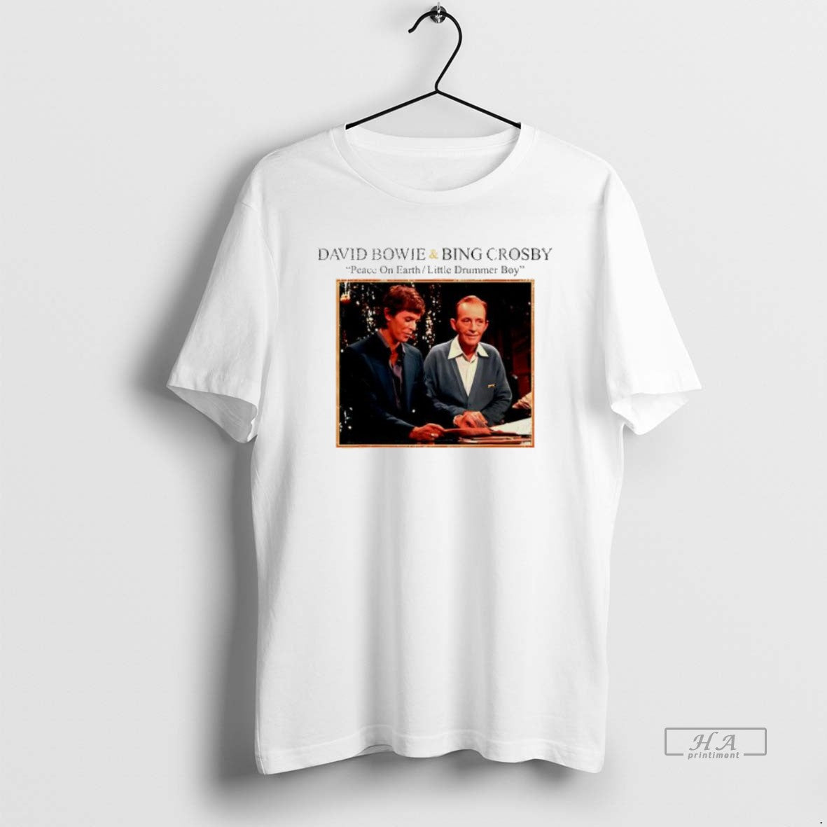 Official Bowie Bing Crosby Peace On Earth Christmas Music T-Shirts, Hoodie, Sweatshirt | AU18TeeNovaLab.com