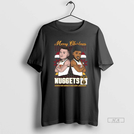 Official Braun Johnson Merry Christmas Nuggets Black Men Teemoonley Men T-Shirts, Hoodie, Sweatshirt | AU18TeeNovaLab.com