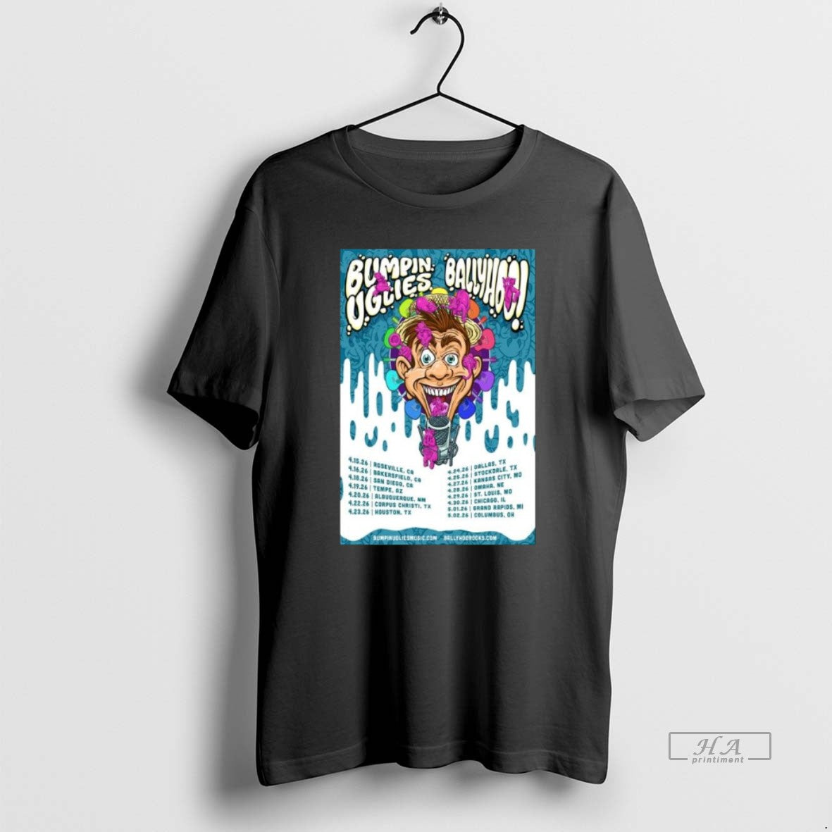 Official Bumpin Uglies And Ballyhoo Usa Tour 2026 T-Shirts, Hoodie, Sweatshirt | AU18TeeNovaLab.com