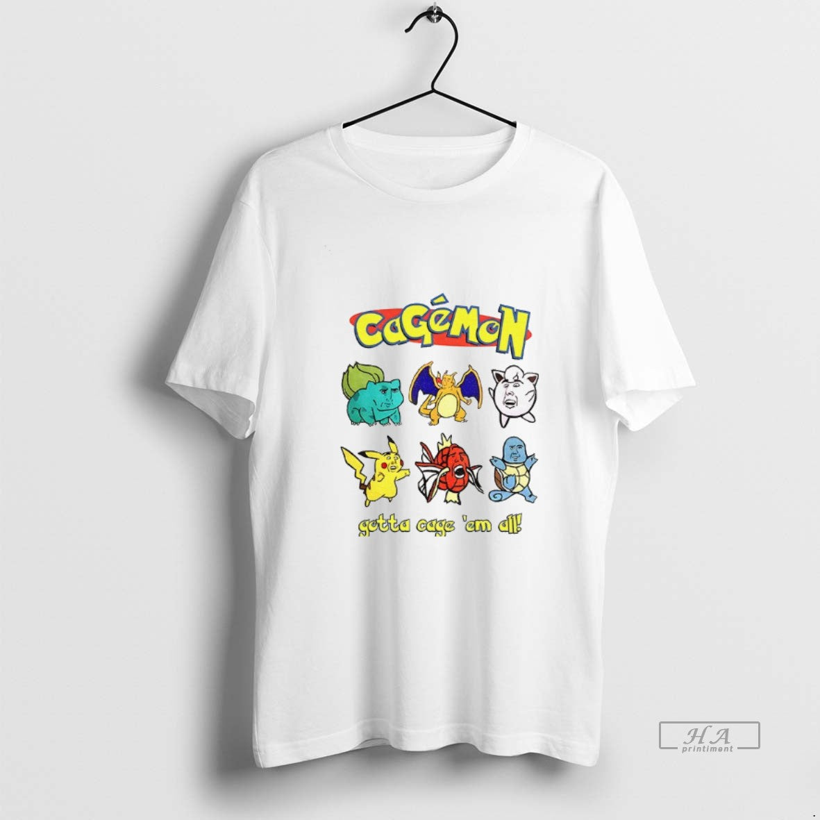 Official Cagemon Gotta Cage Em All Nicholas Cage T-Shirts, Hoodie, Sweatshirt | AU18TeeNovaLab.com