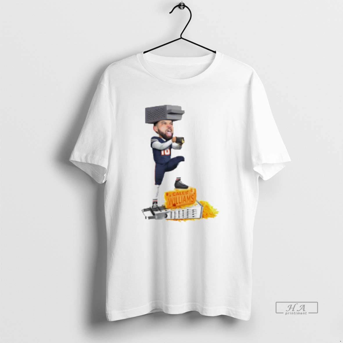 Official Caleb Williams Cheese Grater Caricature T-Shirts, Hoodie, Sweatshirt | AU18TeeNovaLab.com