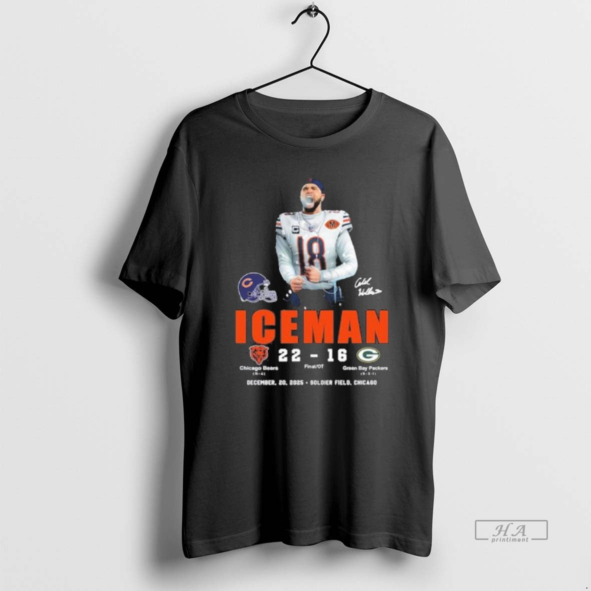 Official Caleb Williams Iceman Bears 22 16 Packers T-Shirts, Hoodie, Sweatshirt | AU18TeeNovaLab.com