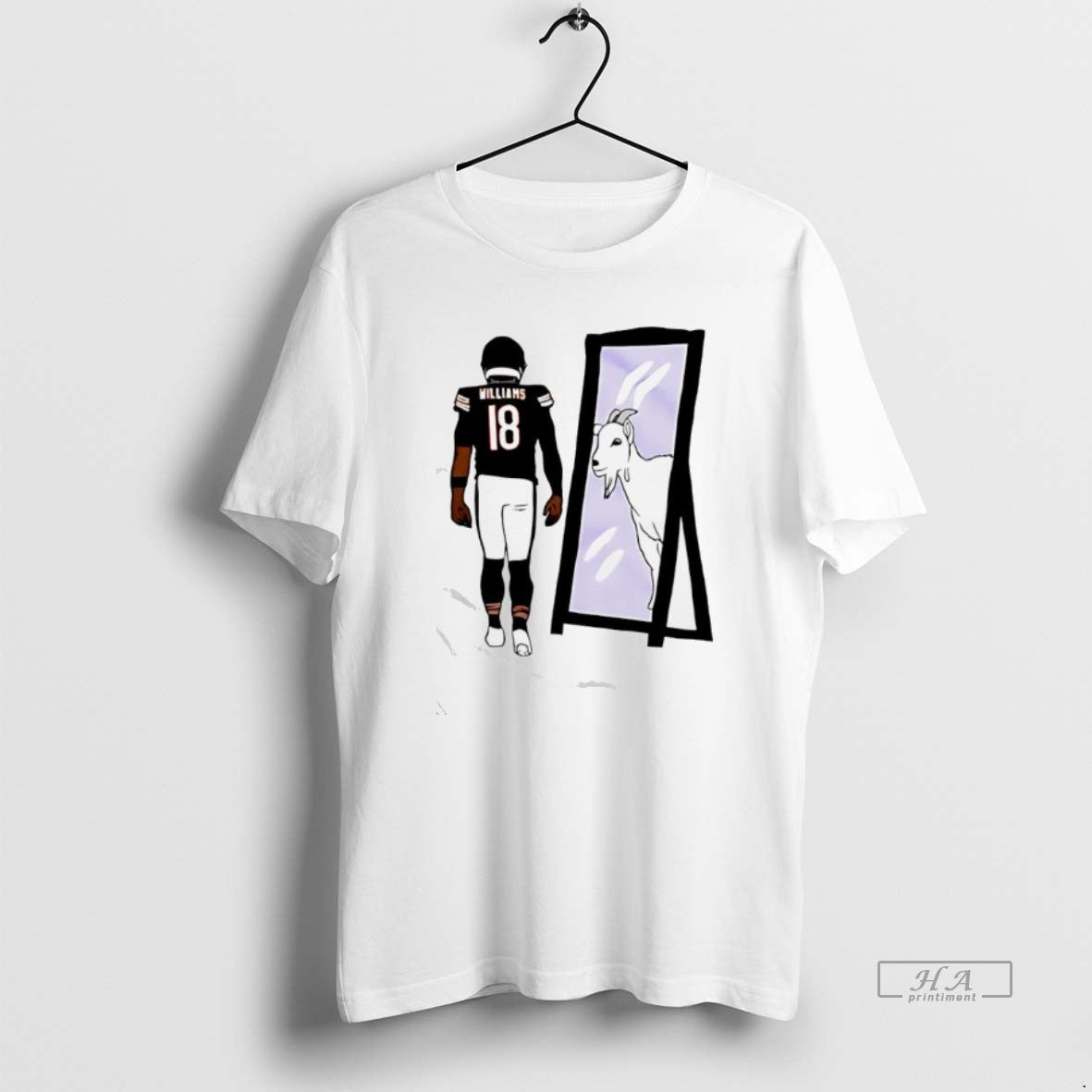 Official Caleb Williams Mirror Goat Graphic T-Shirts, Hoodie, Sweatshirt | AU18TeeNovaLab.com