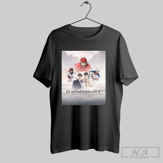 Official Calgary Flames In Remembrance Johnny And Matthew Gaudreau 2025 Poster