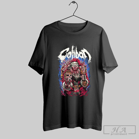 Official Caliban Evil Santa Christmas T Shirts
