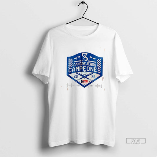 Official Cangrejeros De Santurce 2026 Campeon De La Lbprc Personalized Tee Hoodie, Sweatshirt | AU18TeeNovaLab.com