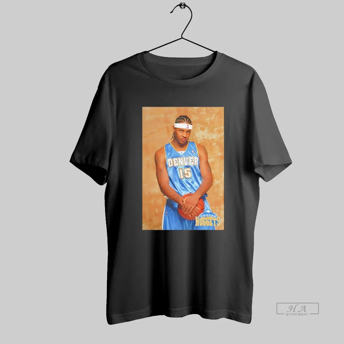 Official Carmelo Anthony 15 Denver Nuggets Rookie Name And Number 2 Sided