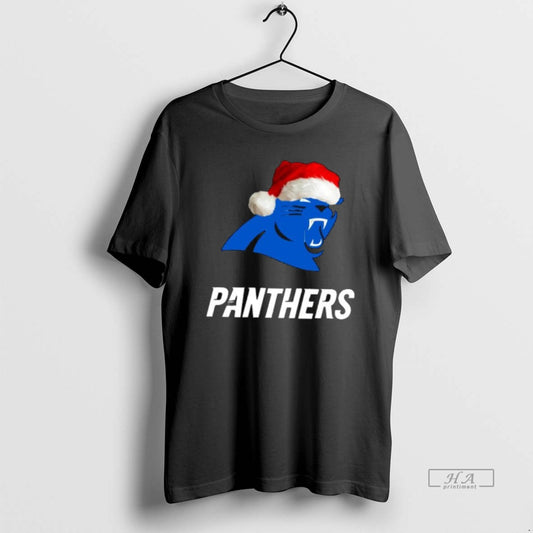 Official Carolina Panthers 2025 Santa Hat Logo Football Christmas T-Shirts, Hoodie, Sweatshirt | AU18TeeNovaLab.com