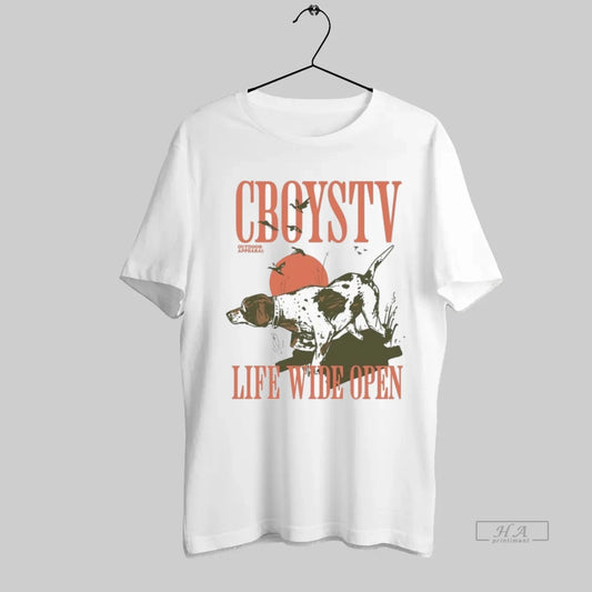 Official Cboystv Life Wide Open Mans Best Friend Dog