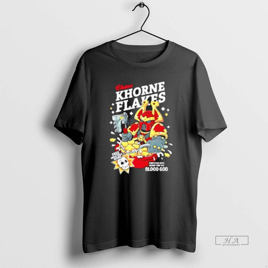 Official Chaos Khorne Flakes Fortified With Blood For The Blood God T-Shirts, Hoodie, Sweatshirt | AU18TeeNovaLab.com