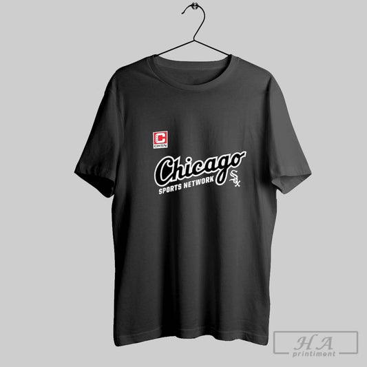Official Chicago Sports Network White Sox Chsn Logo Posters Black