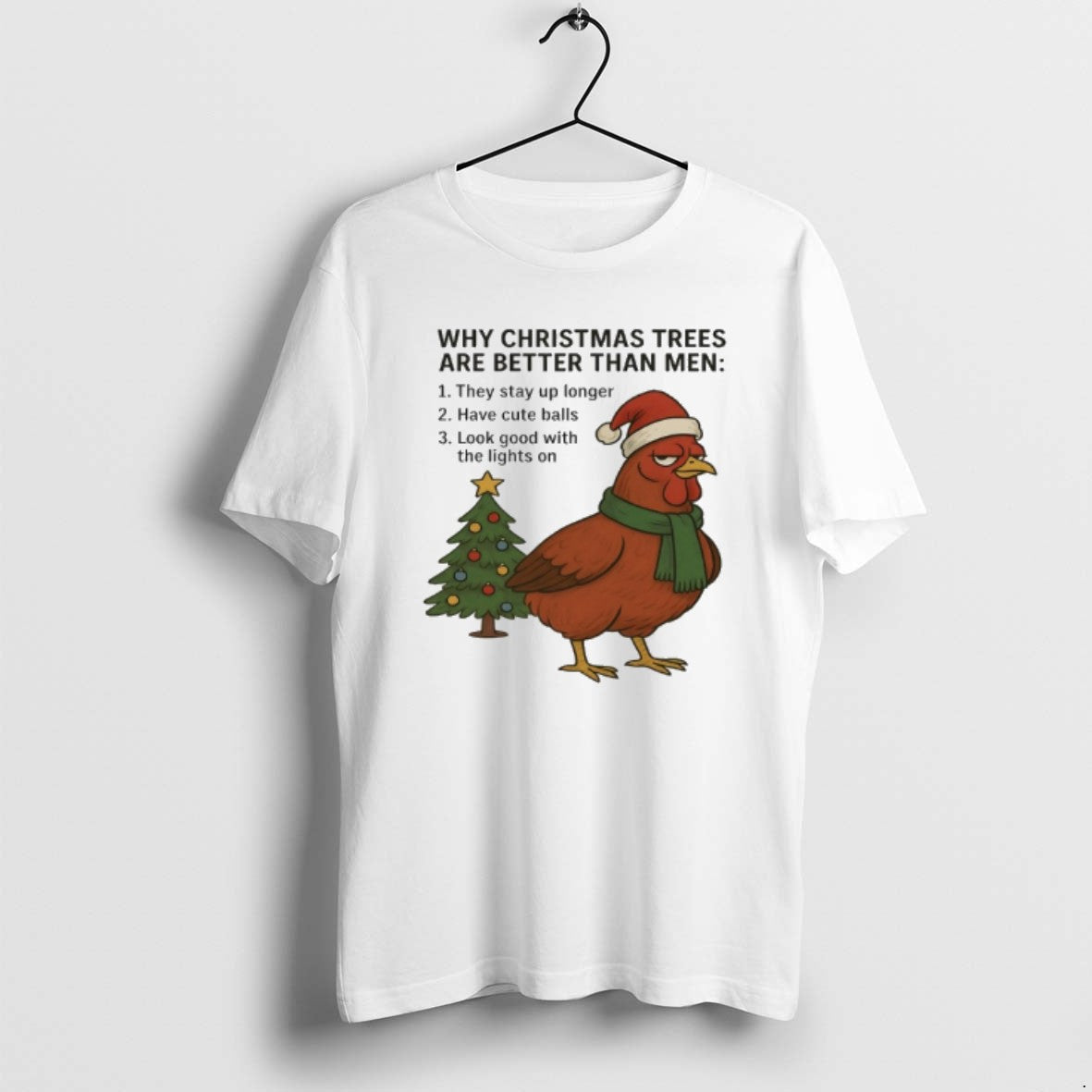 Official Chicken Santa Why Christmas Tree Are Better Than Men T-Shirts, Hoodie, Sweatshirt | AU18TeeNovaLab.com