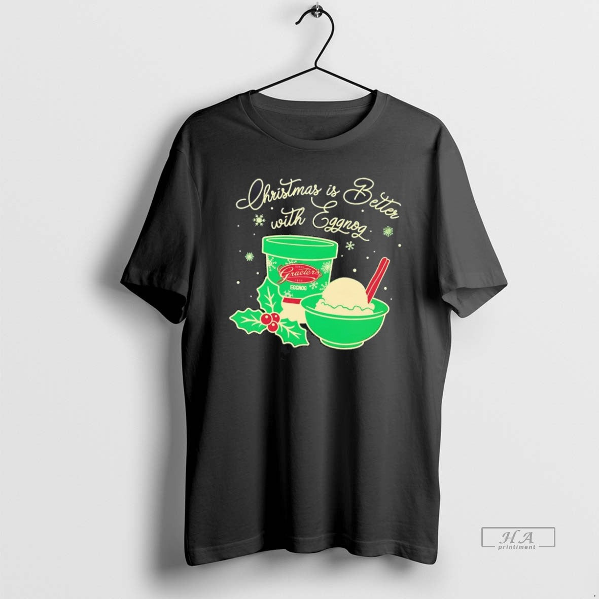Official Christmas Is Better With Graeters Egg Nog T-Shirts, Hoodie, Sweatshirt | AU18TeeNovaLab.com