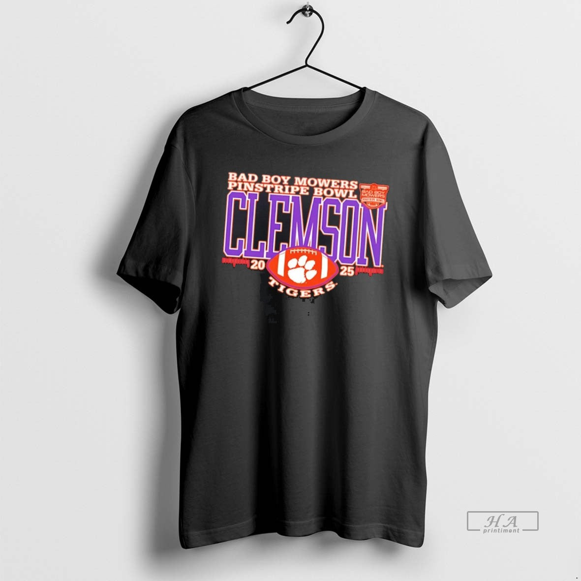 Official Clemson Tigers 2025 Bad Boy Mowers Pinstripe Bowl Cfp T-Shirts, Hoodie, Sweatshirt | AU18TeeNovaLab.com