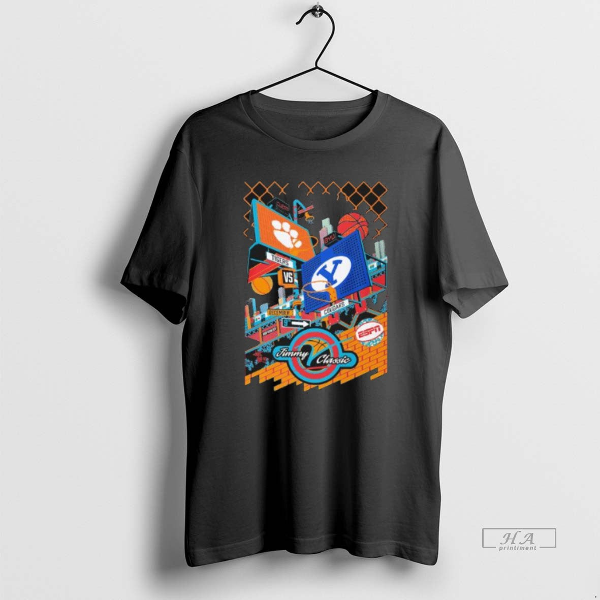 Official Clemson Vs Byu 2025 Jimmy V Classic Basketball T-Shirts, Hoodie, Sweatshirt | AU18TeeNovaLab.com