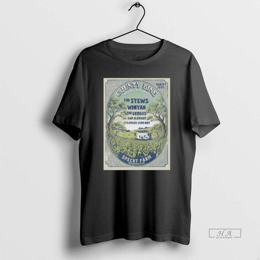 Official County Line Music Festival Milledgeville Ga March 7 2026 Concert T-Shirts, Hoodie, Sweatshirt | AU18TeeNovaLab.com