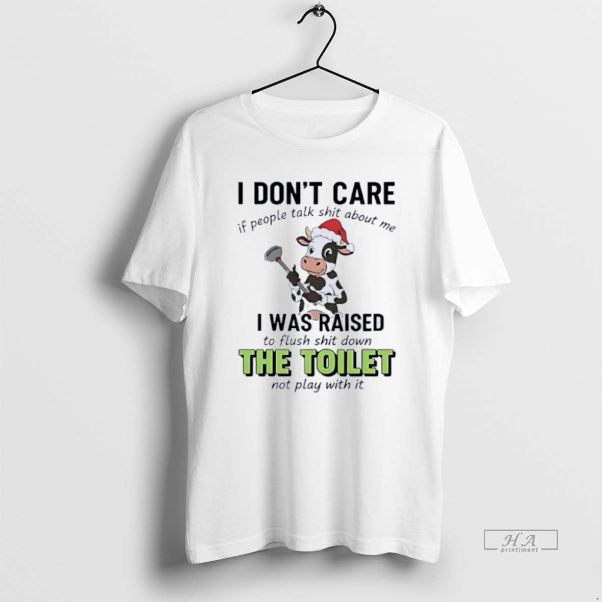 Official Cow I Dont Care If People Talk Shit About Me I Was Raised T-Shirts, Hoodie, Sweatshirt | AU18TeeNovaLab.com