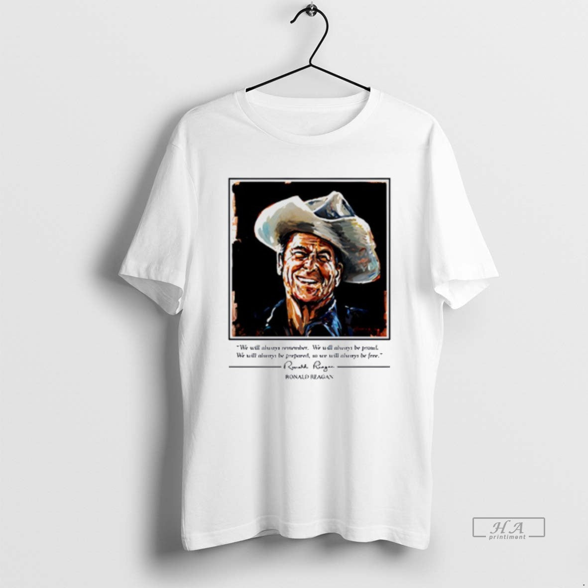 Official Cowboy Ronald Reagan Vintage T-Shirts, Hoodie, Sweatshirt | AU18TeeNovaLab.com