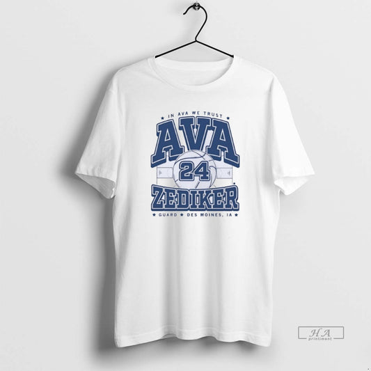 Official Creighton Bluejays In Ava Zediker 24 We Trust T-Shirts, Hoodie, Sweatshirt | AU18TeeNovaLab.com