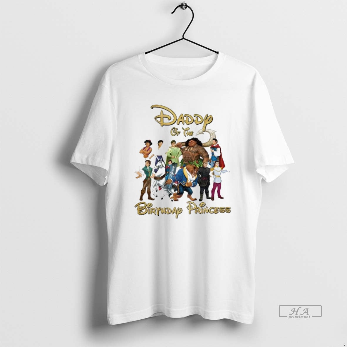 Official Daddy Of The Birthday Princess T-Shirts, Hoodie, Sweatshirt | AU18TeeNovaLab.com