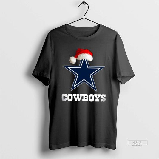 Official Dallas Cowboys 2025 Santa Hat Logo Football Christmas T-Shirts, Hoodie, Sweatshirt | AU18TeeNovaLab.com