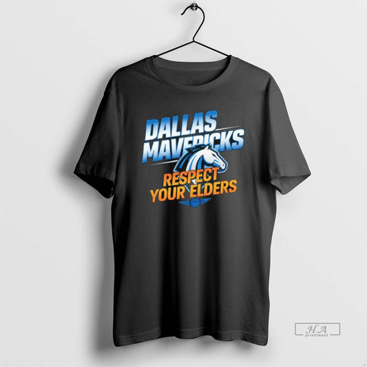 Official Dallas Mavericks Respect Your Elders T-Shirts, Hoodie, Sweatshirt | AU18TeeNovaLab.com