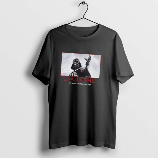 Official Darth Vader Leadership Its About Lifting People Up T-Shirts, Hoodie, Sweatshirt | AU18TeeNovaLab.com