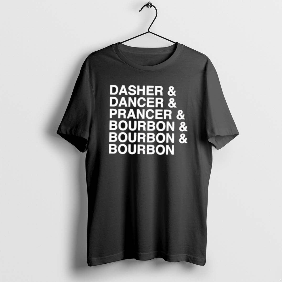 Official Dasher Dancer Prancer And Bourbon T-Shirts, Hoodie, Sweatshirt | AU18TeeNovaLab.com