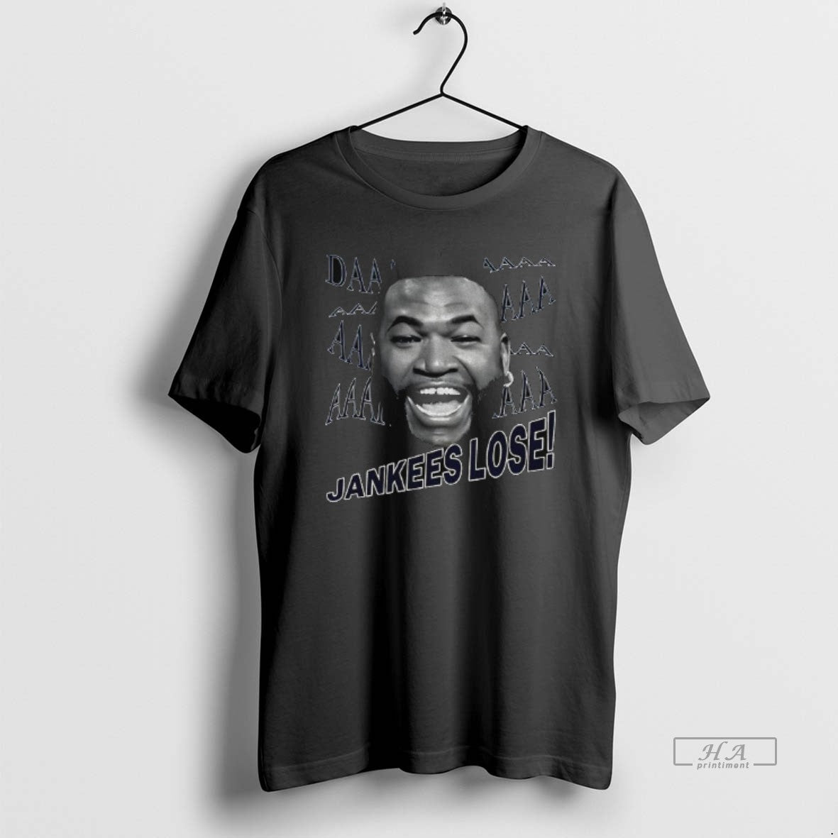 Official David Ortiz Boston Red Sox Big Face Daaaaa Jankees Lose Baseball Funny