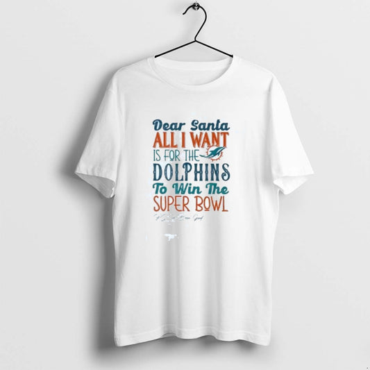 Official Dead Santa All I Want Is For The Miami Dolphins To Win The Championship T-Shirts, Hoodie, Sweatshirt