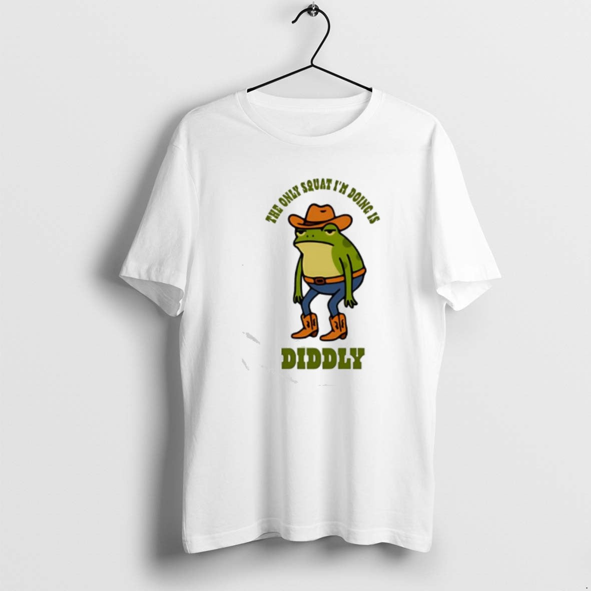Official Diddly Squat Frog The Only Squat Im Doing Is Diddly T-Shirts, Hoodie, Sweatshirt | AU18TeeNovaLab.com
