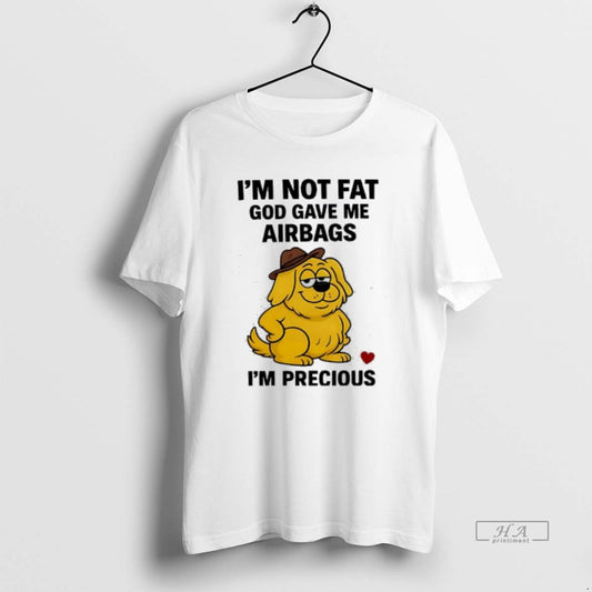 Official Dog Cowboy Hat Im Not Fat God Gave _ce_bc_ce_b5 Airbags Im Precious Cute T-Shirts, Hoodie, Sweatshirt