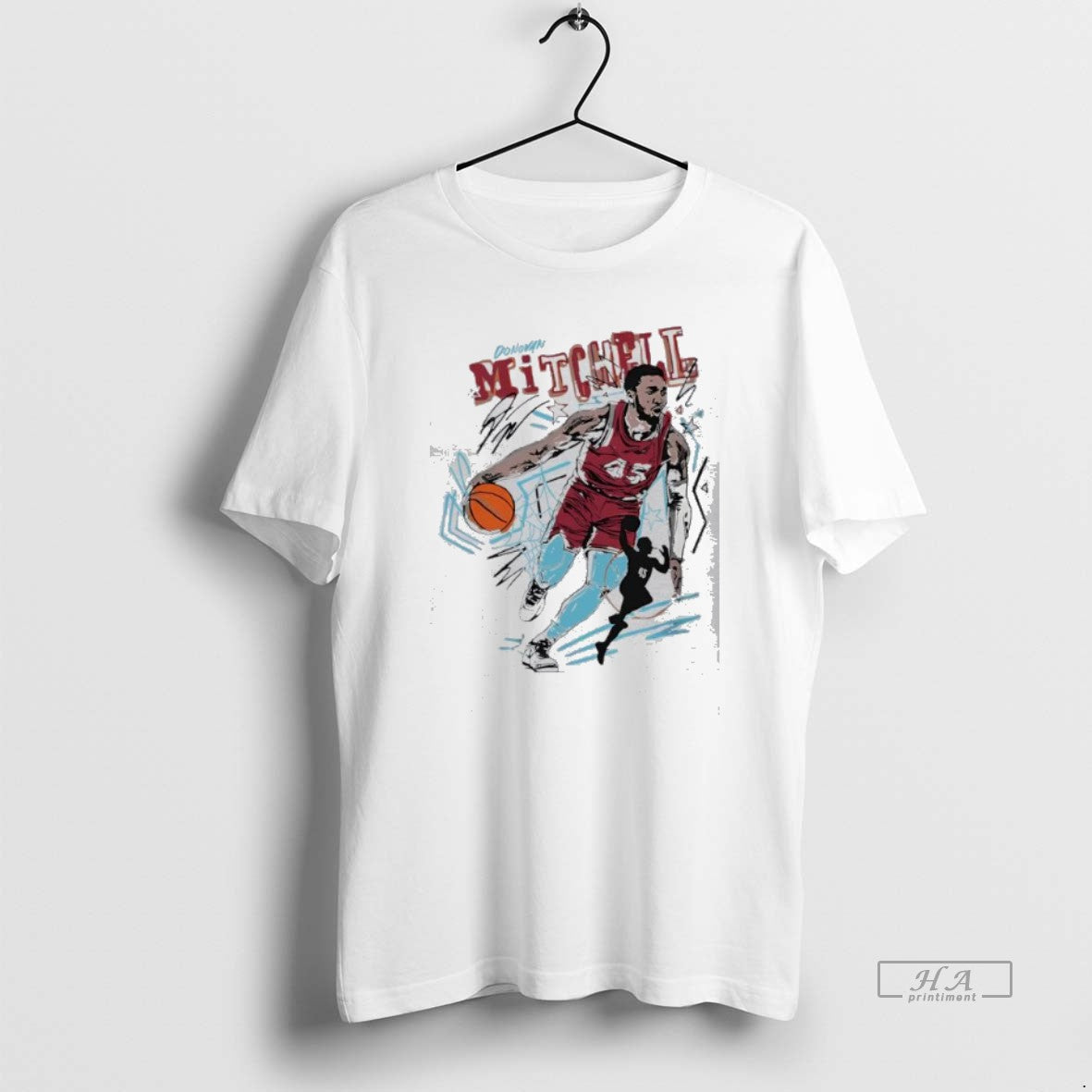 Official Donovan Mitchell Cleveland Scribble Player T-Shirts, Hoodie, Sweatshirt | AU18TeeNovaLab.com