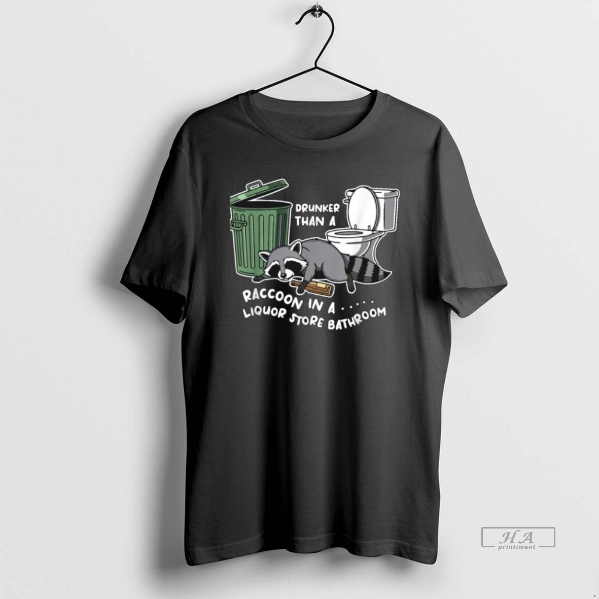 Official Drunker Than A Raccoon In A Liquor Store Bathroom T-Shirts, Hoodie, Sweatshirt | AU18TeeNovaLab.com