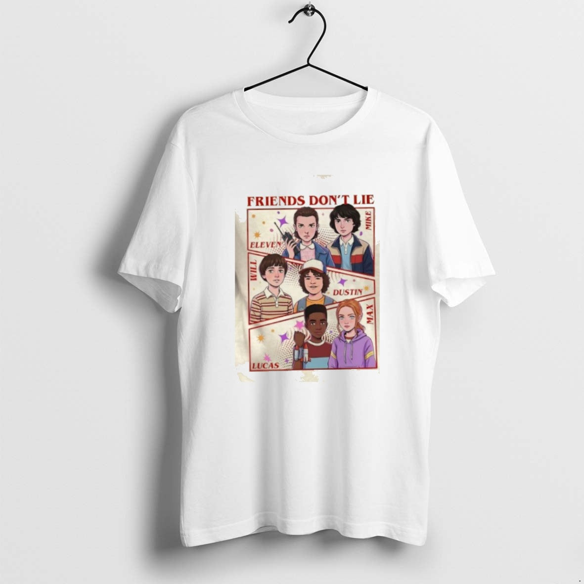 Official Eleven Mike Will Dustin Lucas Max Friends Dont Lie T-Shirts, Hoodie, Sweatshirt | AU18TeeNovaLab.com