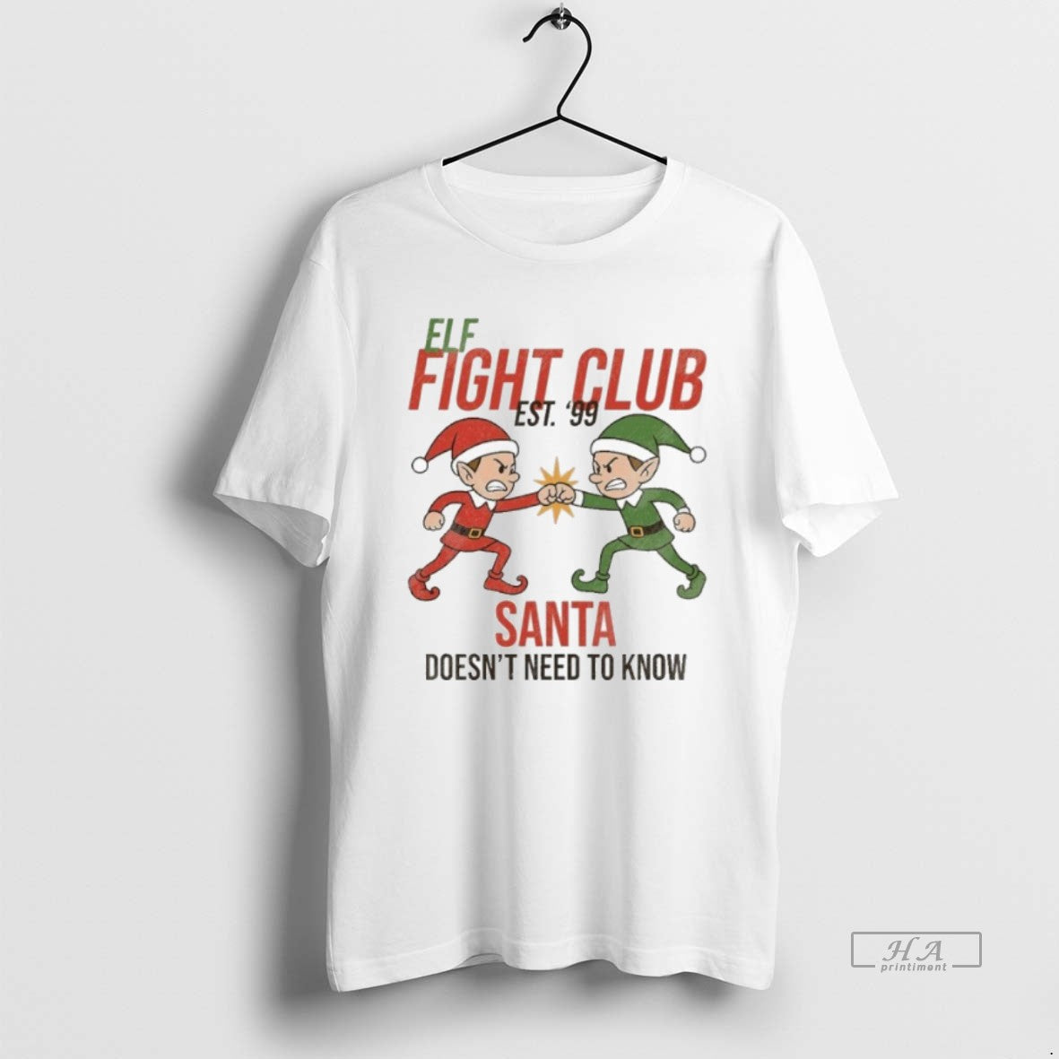 Official Elf Fight Club T-Shirts, Hoodie, Sweatshirt | AU18TeeNovaLab.com