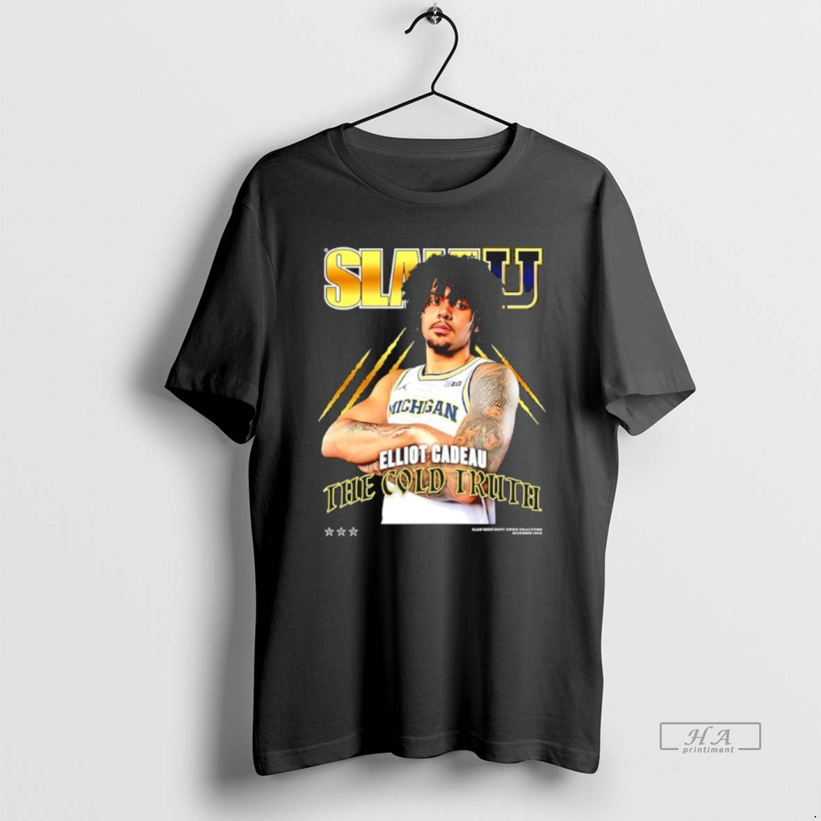 Official Elliot Cadeau The Cold Truth Michigan Wolverines Slamu T-Shirts, Hoodie, Sweatshirt | AU18TeeNovaLab.com
