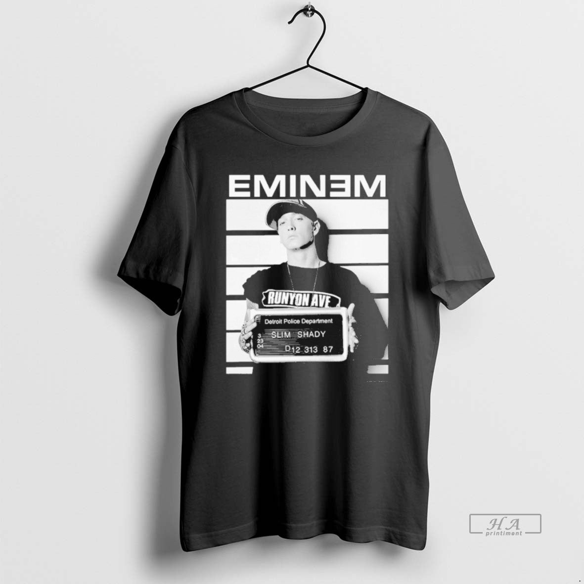 Official Eminem Anger Slim Shady Detroit Police Department Mugshot T-Shirts, Hoodie, Sweatshirt | AU18TeeNovaLab.com