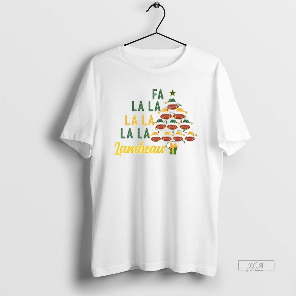 Official Fa La La La La Lambeau Christmas Tree Green Bay Packers Football Christmas T-Shirts, Hoodie, Sweatshirt