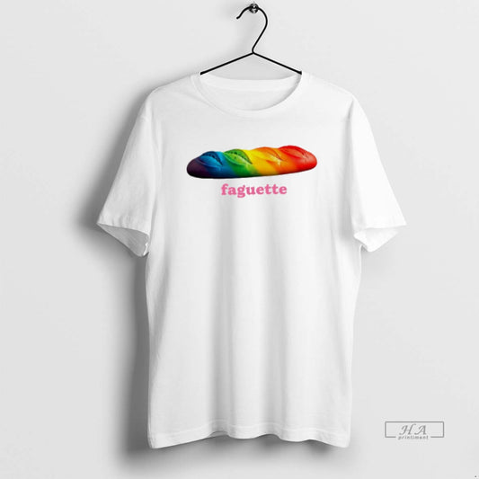 Official Faguette Bread Rainbow Lgbtq T-Shirts, Hoodie, Sweatshirt | AU18TeeNovaLab.com