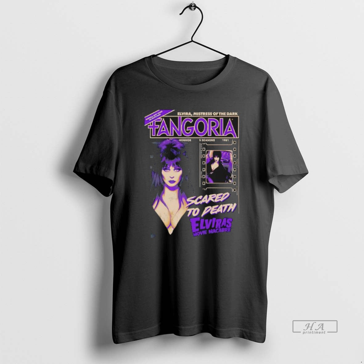 Official Fangoria Elviras Movie Macabre Mistress Of The Dark T-Shirts, Hoodie, Sweatshirt | AU18TeeNovaLab.com