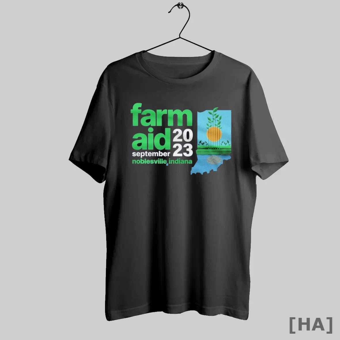 Official Farm Aid 2023 September Noblesville Indiana Festival Logo