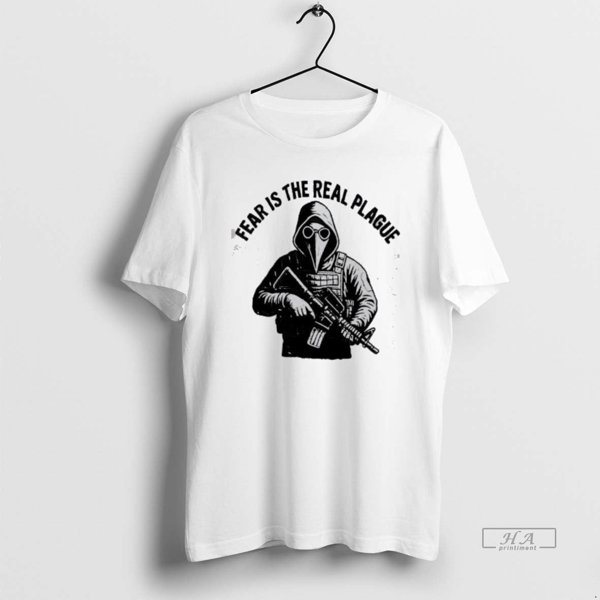 Official Fear Is The Real Plague Doctor Is Holding T-Shirts, Hoodie, Sweatshirt | AU18TeeNovaLab.com