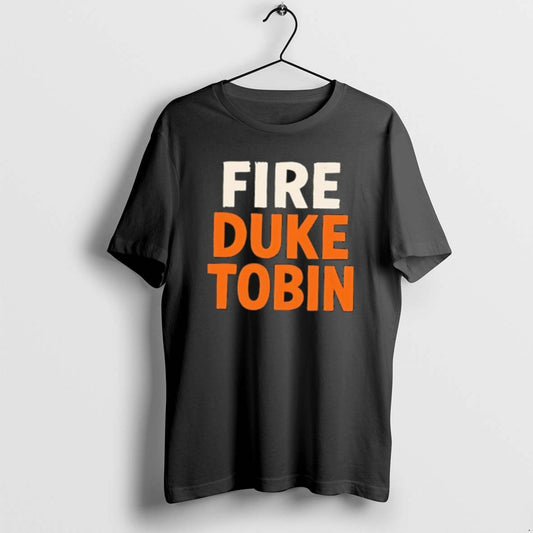 Official Fire Duke Tobin Text Simple T-Shirts, Hoodie, Sweatshirt | AU18TeeNovaLab.com