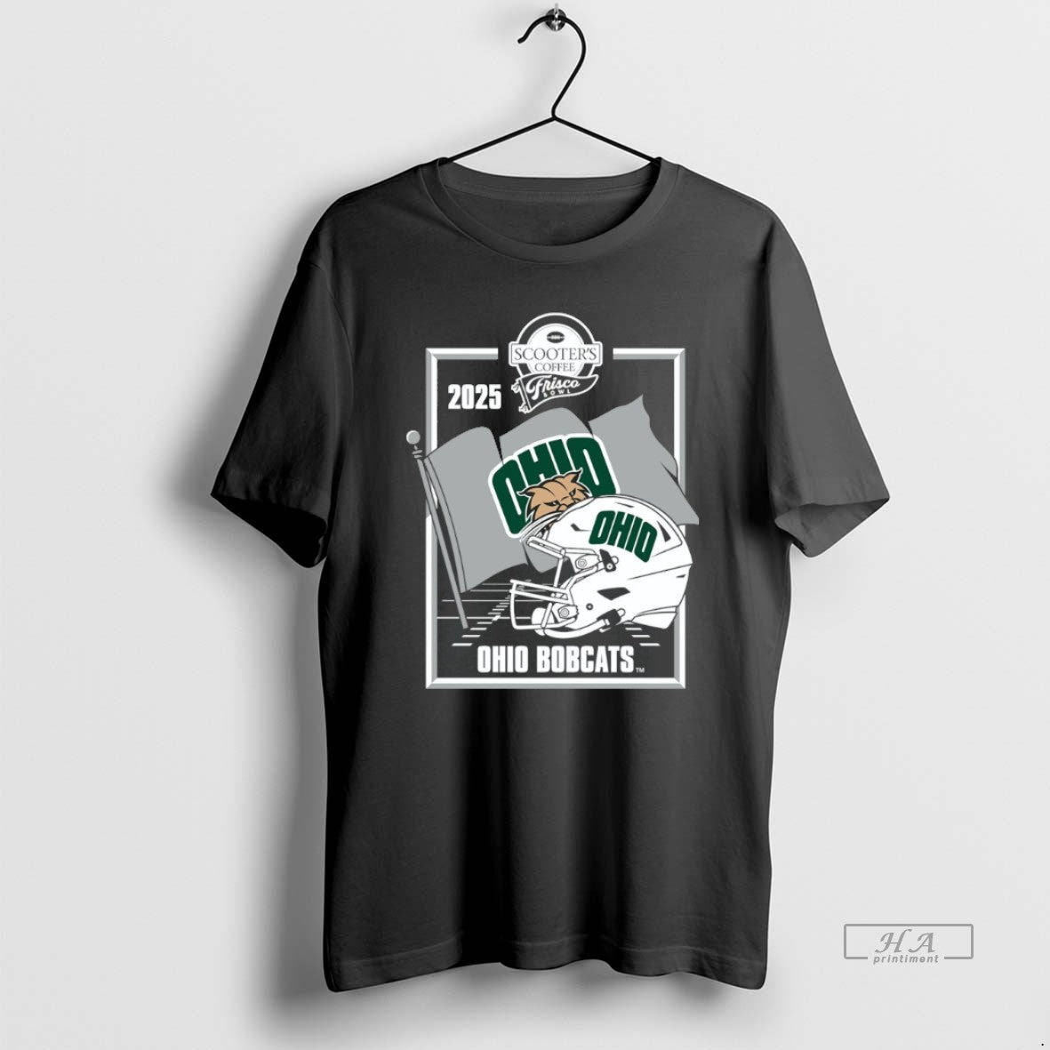 Official Fj21ixl7 Ohio Bobcats 2025 Scooters Coffee Frisco Bowl Helmet T-Shirts, Hoodie, Sweatshirt | AU18TeeNovaLab.com