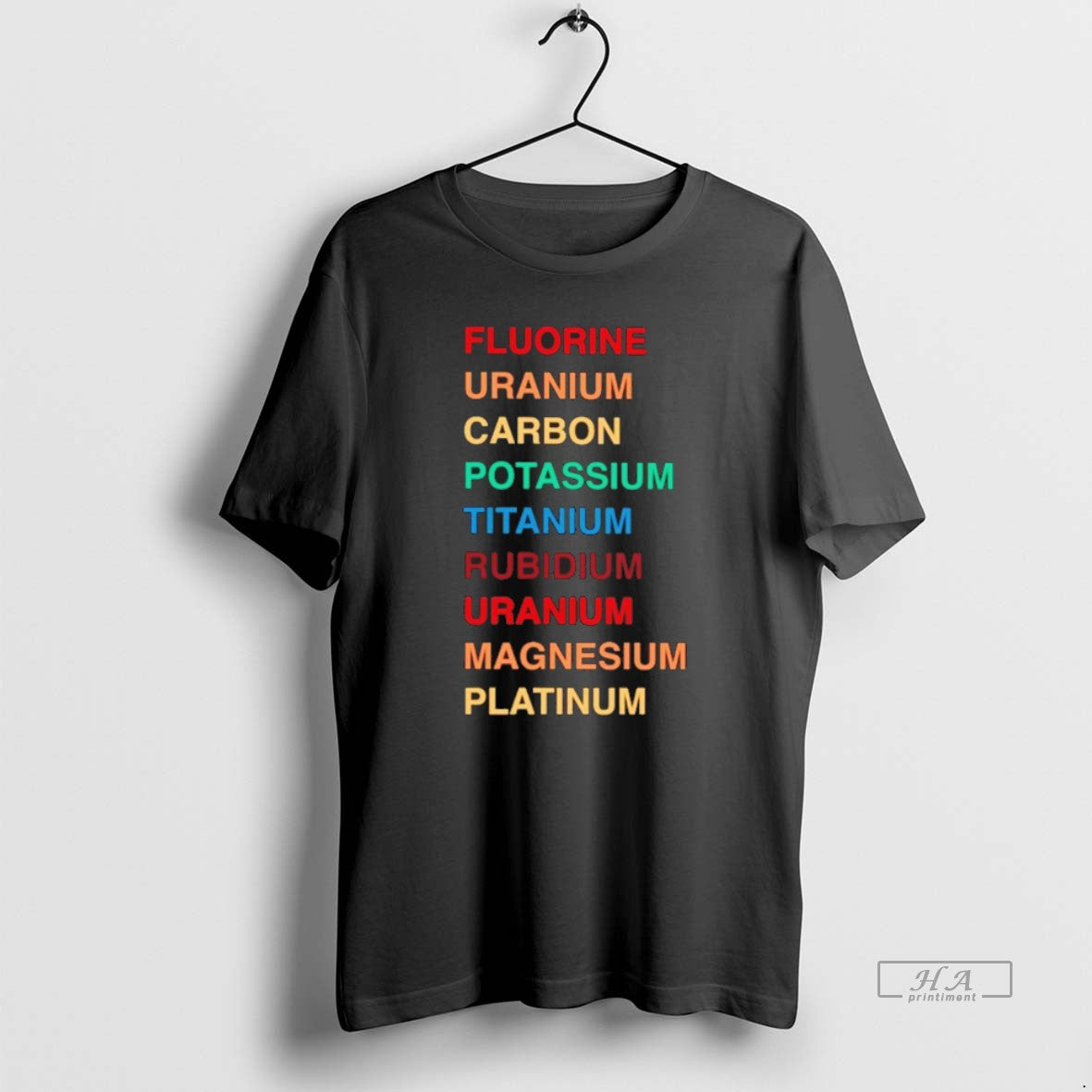 Official Fluorine Uranium Carbon Potassium Titanium T-Shirts, Hoodie, Sweatshirt | AU18TeeNovaLab.com