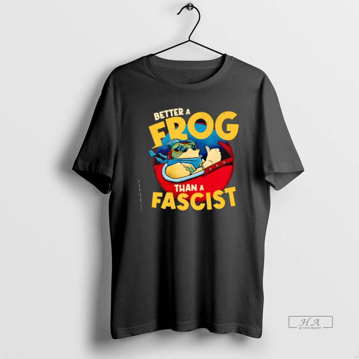 Official Forg Thumbs Up Riding Car Better A Frog Than A Fascist Vintage T-Shirts, Hoodie, Sweatshirt | AU18TeeNovaLab.com