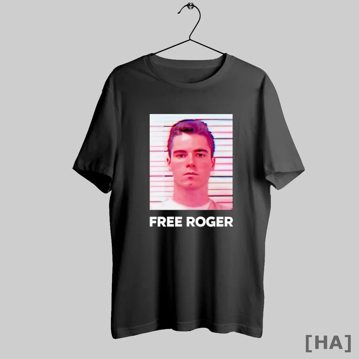 Official Free Roger Roger Stone Black And White Photo Mugshot